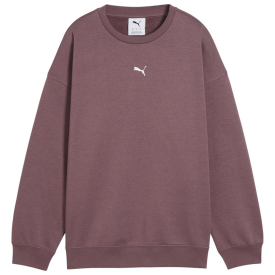 Puma Γυναικείο φούτερ Essentials Puma Logo Oversized Crew